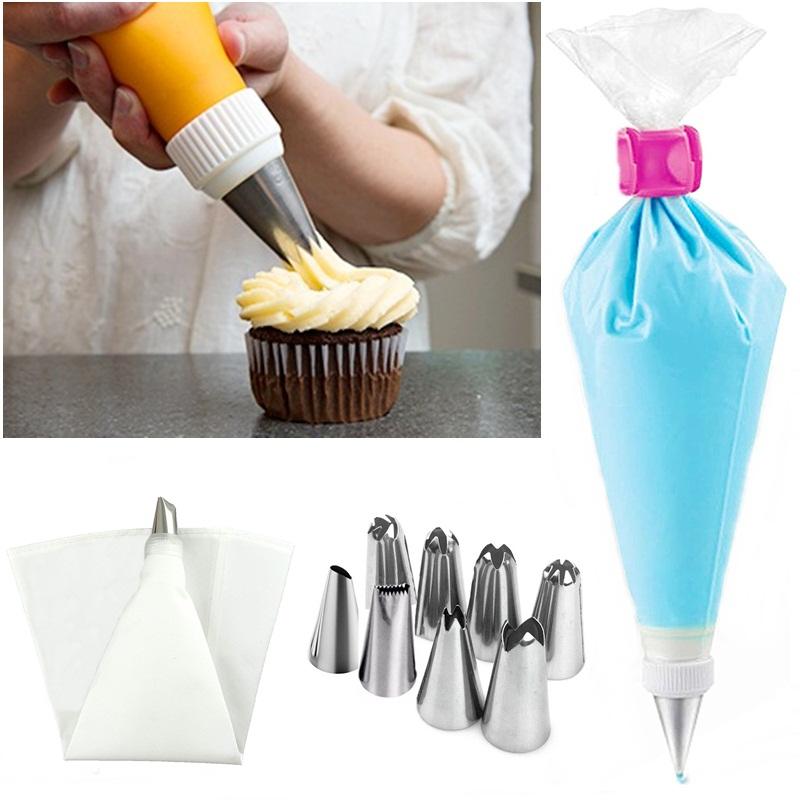 Cake Decorating With Nozzles Set 6 Pcs