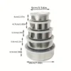 5pcs Stainless Steel Container with Cover - Image 2