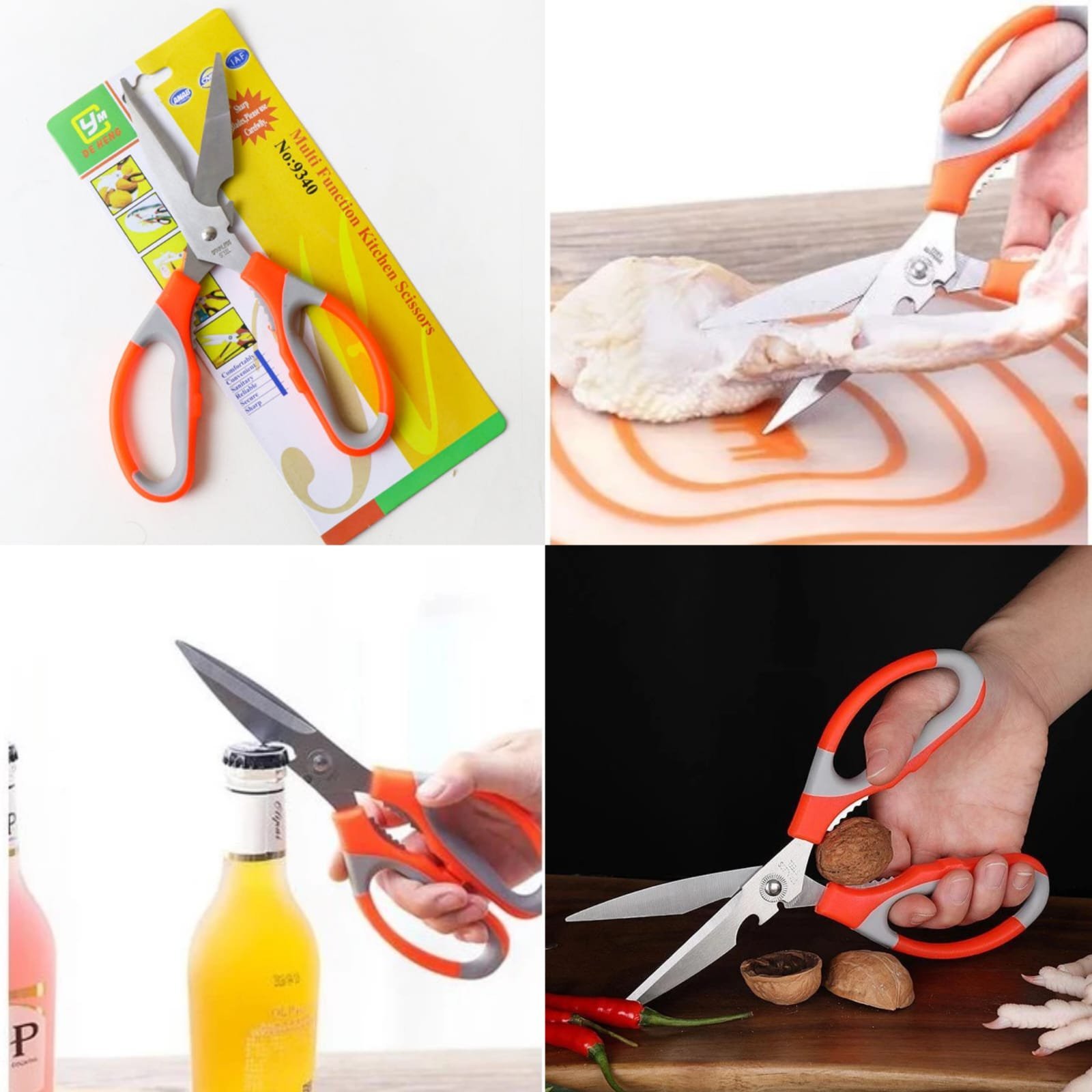 0d6e2ac6-bace-4b3b-9a55-a524dbddc638.jpeg Steel Multi-function kitchen scissors - Image 1