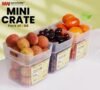 Plastic Pack of 4 Multi Purpose Mini Crate Storage