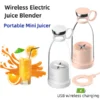 4 Blades Usb Rechargeable Juice Bottle - Image 5