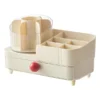 Multifunctional Desktop Rotating Cosmetics Organizer - Image 3
