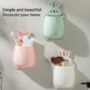 Punch-free Bear Shape Toothbrush Holder - Image 3