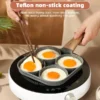 Nonstick Four  Portion Frying Pan