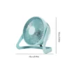360 rotating mini desktop fan - Image 4