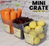 Plastic Pack of 4 Multi Purpose Mini Crate Storage - Image 2
