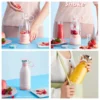 4 Blades Usb Rechargeable Juice Bottle - Image 7