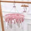 Plastic Baby Clothes Hanger Round Shape - Image 3