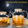 Heat Resistant Glass Teapot   (800 ML)