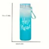 Hello Master Crystal Glass Water Bottle - Image 3