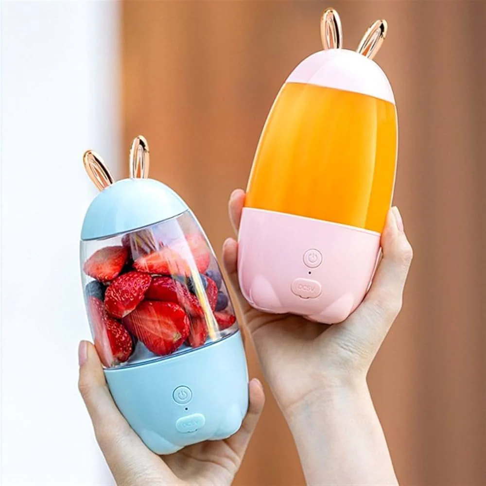 38fe8cbe-87e5-4408-a4e8-fd2d2c7d54e5.webp Rabbit Ear Portable USB Electric Juicer Fruit Mixer Blender - Image 1