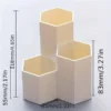 Hexagon Shape Pen & Desk Organizer - Image 3