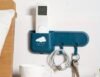 Multipurpose Plastic mobile & Remote Holder With 2 Hooks