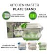 Kitchen Master Plate Stand Double Layer Dish Drainer