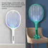 USB Rechargeable 2in1 LED Mosquito Killer Lamp 3500V Electric Flies Swatter Bug Zapper Racket - Image 2