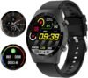 Smart Watch with Call, Full Touch Screen Sports Smartwatch with Blood Oxygen, Heart Rate, Sleep Monitor, GPS, Fitness Voice Control, Bluetooth Call, Music,🤩  Rs 3200/- Each💫🌟  (With Box)