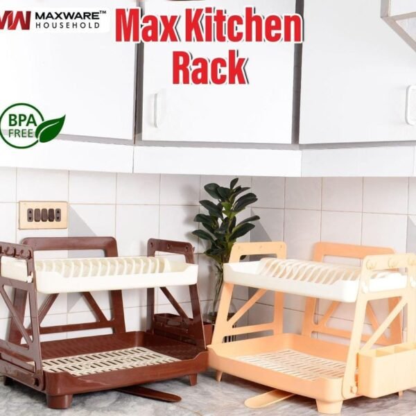 Multipurpose Plastic Mix Kitchen Plate Stand & Rack