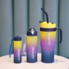 3pcs Gradient Colour Water Bottle Set - Image 2
