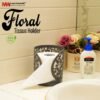 Plastic Floral Tissue paper Holder - Image 2