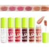 Peinfen Crystal Clear 6 Colors Lip Gloss Set Sale priceRs. - Image 2