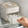 Easy Press Type Ice Cube Bucket With Tong - Image 2