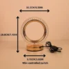 Rechargeable LED Circle Crystal Lamp - Image 4