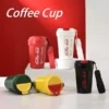 Stainless Steel Coke Design Coffee Mug - Image 2