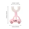 U-Shaped Cute Taxi Shape Toothbrush - Image 2