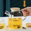 Heat Resistant Glass Teapot   (800 ML) - Image 2