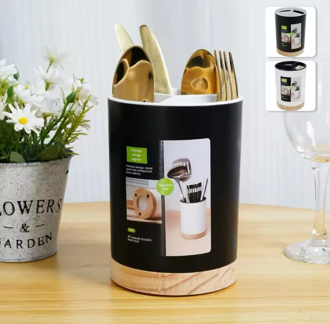 D2A0F790-28CC-48A1-AA27-DAC7032D7E0B.webp Nordic Removable Draining Chopstick Holder - Image 1