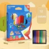 12 Pcs Plastic Crayons Set