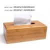Bamboo Wooden Tissue Storage Box - Image 5