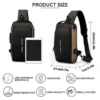 Shoulder Bag With USB Charging Port - Image 5