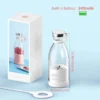 4 Blades Usb Rechargeable Juice Bottle - Image 8