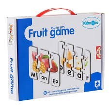 Fruit And Human Body Puzzel Cards 12pc Set
