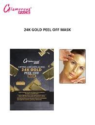 Glamorous Face Lifting And Anti Aging 24K Gold Peel Off Mask