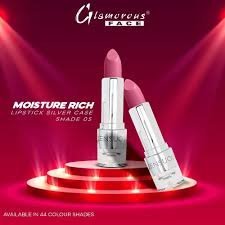 Glamorous Face Moisture Rich Lipstick (Silver Case) (44 Colors)