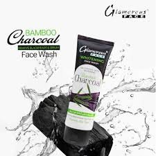 Glamorous Face Oil Control Whitening Bamboo Charcoal Face Wash 100gm