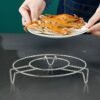 Stainless Steel Round Steamer Steam Rack Kitchen - Image 3