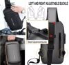 Chest Bag Multifunction Crossbody Sport Running Travel Sling Pack Anti-theft USB Charge Shoulder   (Random Color)