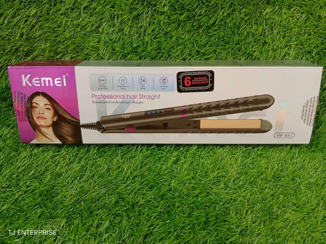 Kemei-Hair-Straightener-Rs-1800.jpg Kemei Hair Straightener - Image 1