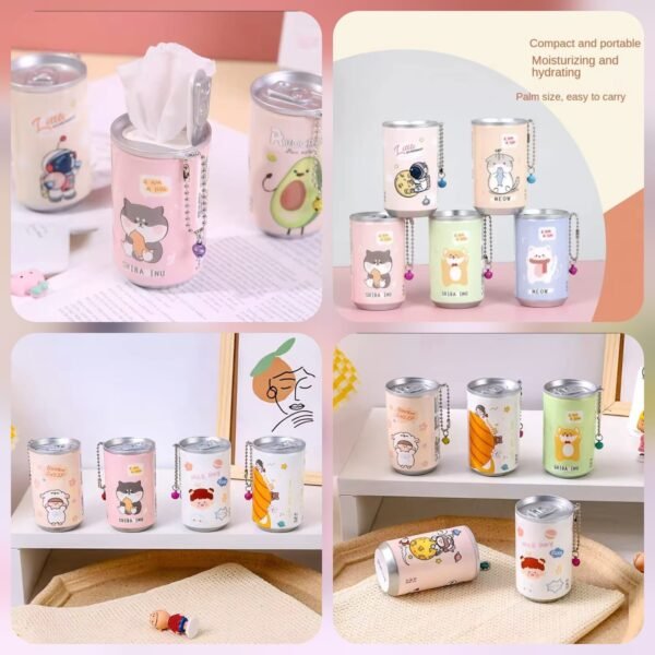 Mini Wet Wipe Can  (30pcs Wipes inside Can)