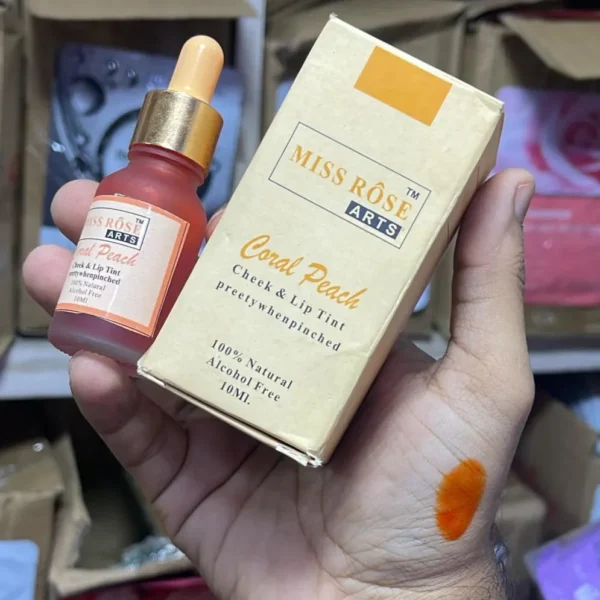 Miss Rose Lip & Cheek Tint Coral Peach