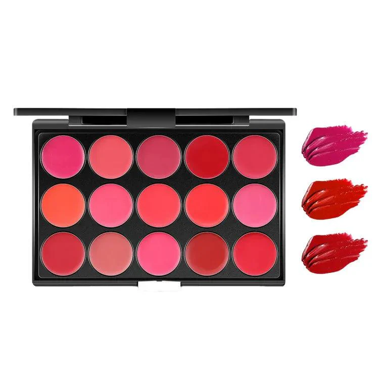 Miss-Rose-Matte-Nourishing-Lip-Cream-Palette-15-Colors-750.webp Miss Rose Matte Nourishing Lip Cream Palette (15 Colors) - Image 1