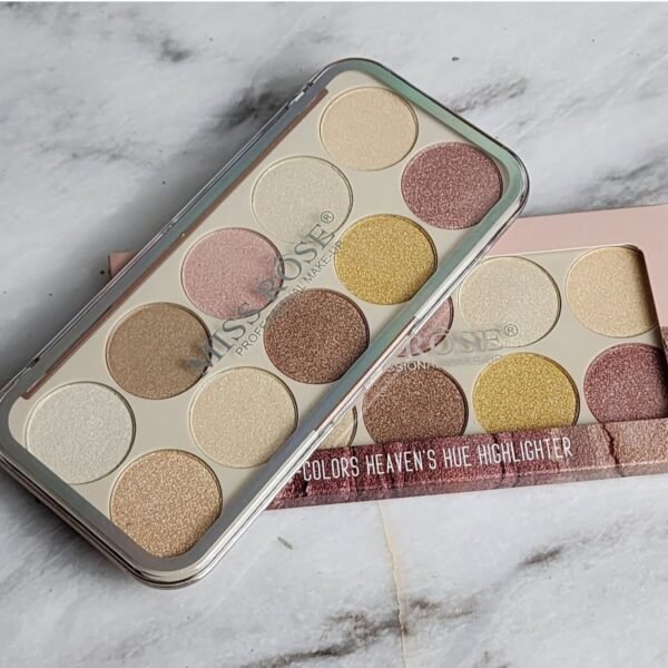 Miss rose 10 color Highlighter Pallet