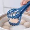 Multifunctional Egg Beater Eggs Milk Whisk Pasta Tongs Food Clip Manual Mixer - Image 2