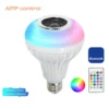 Smart Multi Color Changing Bulbs With Remote App Control Bluetooth Speaker - Image 3