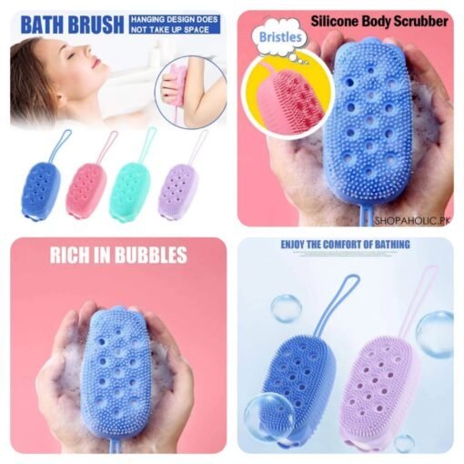Silicone body scrubber