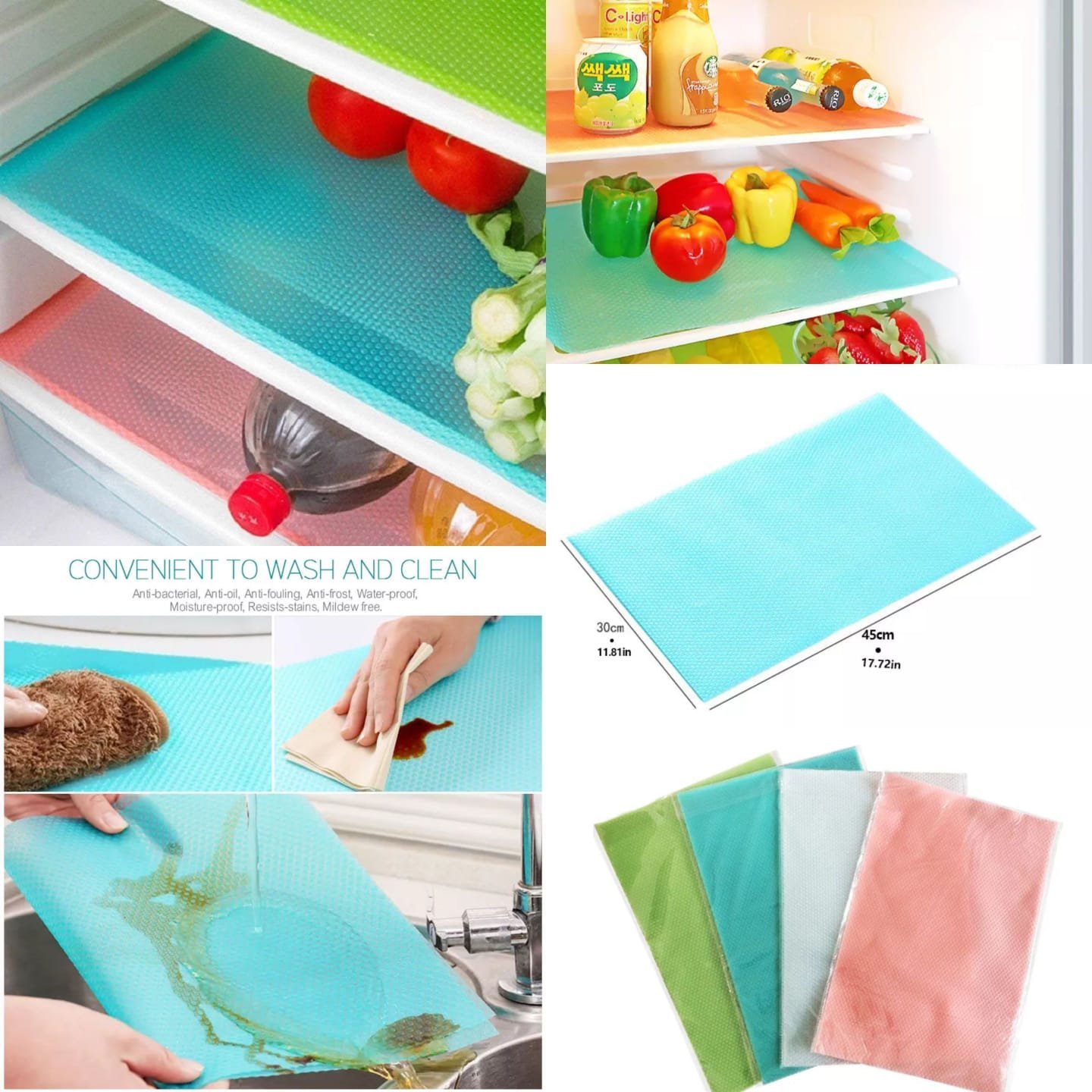 WhatsApp-Image-2025-01-04-at-13.49.13_c7fe7a7a.jpg Antislip Fridge Matt (Pack Of 4pcs) Random Colours - Image 1