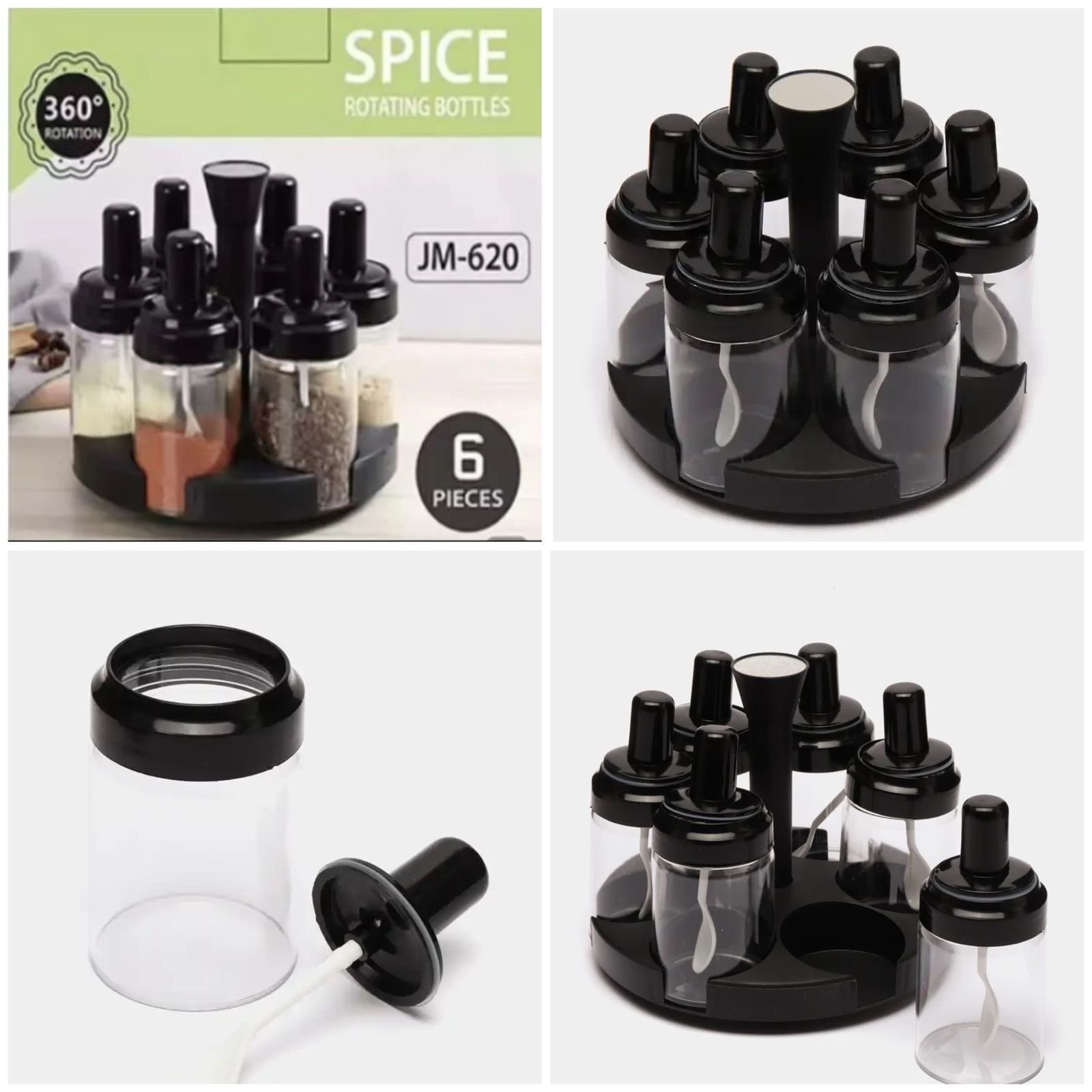 WhatsApp-Image-2025-01-08-at-15.54.23_85ed1d63.jpg 6pcs Rotating Spice Rack (Box Packing) - Plastic - Image 1
